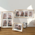 Pendolo a parete in legno Combinazione a doppio scopo Cornice per foto Stile:, 8 inch, Two Frame, Three Frame, Four Frame Horizontal, Four Frame Vertical