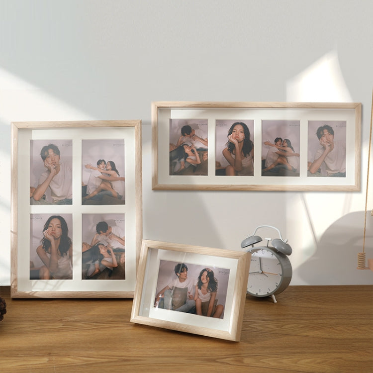 Pendolo a parete in legno Combinazione a doppio scopo Cornice per foto Stile:, 8 inch, Two Frame, Three Frame, Four Frame Horizontal, Four Frame Vertical
