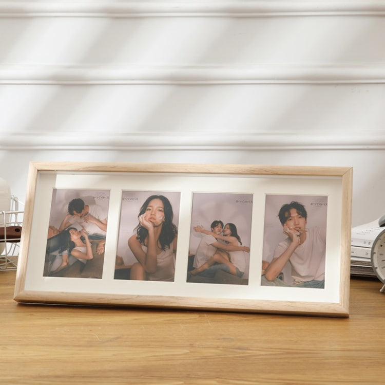 Pendolo a parete in legno Combinazione a doppio scopo Cornice per foto Stile:, 8 inch, Two Frame, Three Frame, Four Frame Horizontal, Four Frame Vertical