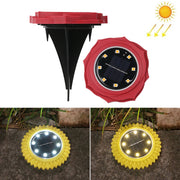 Set 2 lampade solari da giardino 8 LED impermeabili