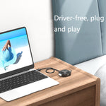 Jasoz USB 2.0 ad alta velocità HUB a 4 porte da 1 a 4 docking HUB, Black 0.3m, Black 0.5m, Black 1.2m, White 0.3m, White 0.5m, White 1.2m