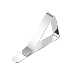 30 pezzi clip per tovaglia in acciaio inossidabile morsetto da tavolo triangolare clip flessibile da picnic, 30 PCS(Classic ), 30 PCS (Wave)