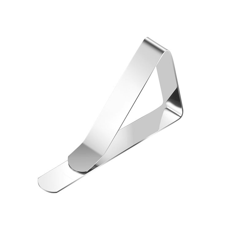 30 pezzi clip per tovaglia in acciaio inossidabile morsetto da tavolo triangolare clip flessibile da picnic, 30 PCS(Classic ), 30 PCS (Wave)