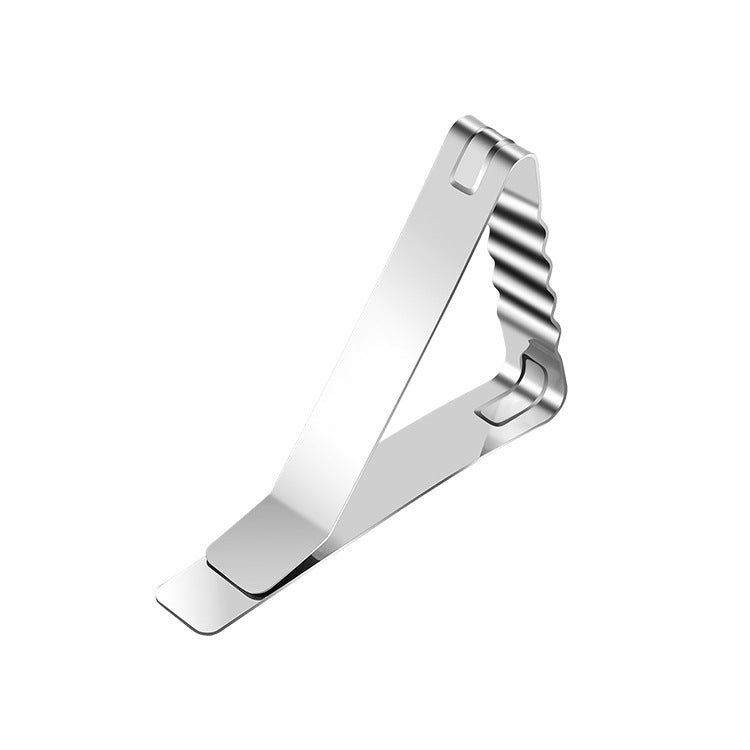 30 pezzi clip per tovaglia in acciaio inossidabile morsetto da tavolo triangolare clip flessibile da picnic, 30 PCS(Classic ), 30 PCS (Wave)