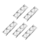 30 pezzi clip per tovaglia in acciaio inossidabile morsetto da tavolo triangolare clip flessibile da picnic, 30 PCS(Classic ), 30 PCS (Wave)