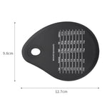 3 raschietti in silicone per crema raschietto per steward, Cut Knife Wiper(Black), Cut Knife Wiper(Red)
