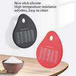 3 raschietti in silicone per crema raschietto per steward, Cut Knife Wiper(Black), Cut Knife Wiper(Red)