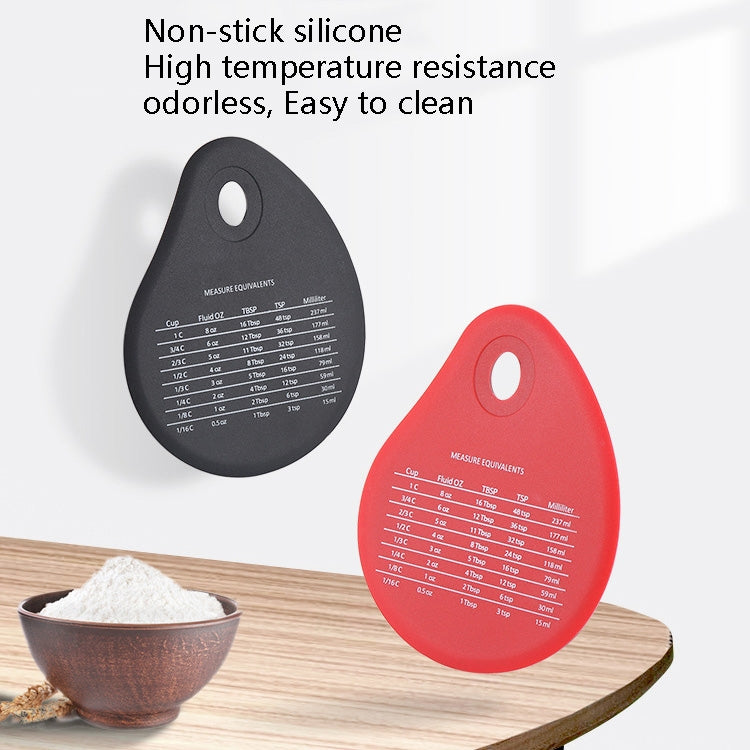 3 raschietti in silicone per crema raschietto per steward, Cut Knife Wiper(Black), Cut Knife Wiper(Red)
