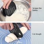 3 raschietti in silicone per crema raschietto per steward, Cut Knife Wiper(Black), Cut Knife Wiper(Red)