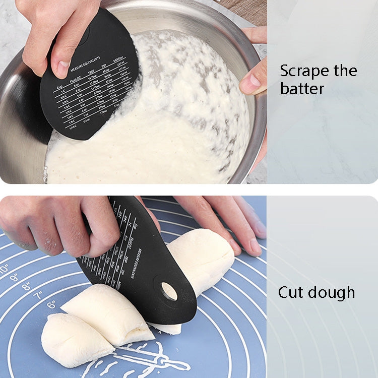 3 raschietti in silicone per crema raschietto per steward, Cut Knife Wiper(Black), Cut Knife Wiper(Red)