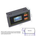 Tabella di elettricità di tensione CC per auto Batteria 12/24V Batteria al piombo-acido Girare Display di carica rapida USB 5V, Car DC Voltage Electricity Table
