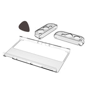 DOBE TNS-1133B Kit di protezione host + Maniglia sinistra e destra Coperchio di protezione anticaduta in cristallo per interruttore OLED, TNS-1133B(Transparent Color)