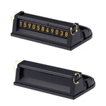 2 PCS Carta di parcheggio temporaneo per auto Porta cellulare per auto Carta di parcheggio temporanea nascosta multifunzione, SD-1028
