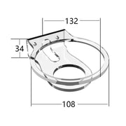 Staffa acrilica da parete per Apple HomePod Mini