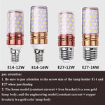 3 PCS No Flicker Corn Light Lampadina a vite Lampadina, 12W-E27  White Light Home Style, 12W-E27  Warm Light  Home Style, 12W-E27  Three-color Light Home Style, 12W-E27  Neutral Light Home Style, 12W-E27  White Light Engineering                        ...