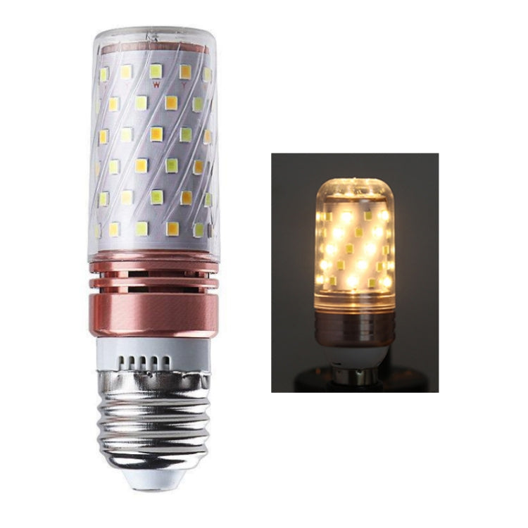 3 PCS No Flicker Corn Light Lampadina a vite Lampadina, 12W-E27  White Light Home Style, 12W-E27  Warm Light  Home Style, 12W-E27  Three-color Light Home Style, 12W-E27  Neutral Light Home Style, 12W-E27  White Light Engineering                        ...