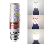 3 PCS No Flicker Corn Light Lampadina a vite Lampadina, 12W-E27  White Light Home Style, 12W-E27  Warm Light  Home Style, 12W-E27  Three-color Light Home Style, 12W-E27  Neutral Light Home Style, 12W-E27  White Light Engineering                        ...