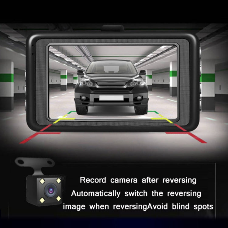 Registratore di guida grandangolare HD 1080P da 3,0 pollici con retromarcia Specifiche dell'immagine:, Normal Definition Single Record（Black）, HD Single Record（Black）, HD Double Record（Black）