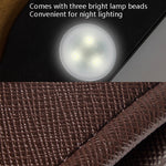 Pasta per appendere la pattumiera per auto con sacco della spazzatura leggero a LED, Paste Black, Paste Brown, Paste Beige, Paste Red