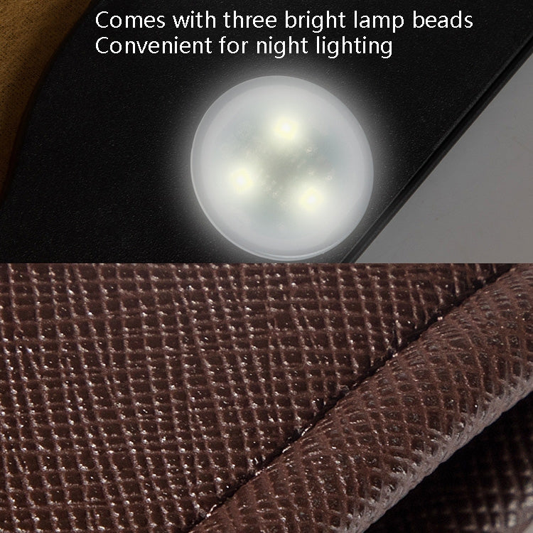 Pasta per appendere la pattumiera per auto con sacco della spazzatura leggero a LED, Paste Black, Paste Brown, Paste Beige, Paste Red