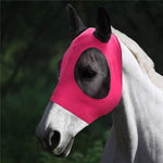 MMZ-001 Maschera da cavallo traspirante Maschera per insetti e zanzare Forniture equestri, Horse Mask (Blue), Horse Mask (Purple), Horse Mask (Rose Red), Horse Mask (Grey), Horse Mask (Black)