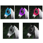 MMZ-001 Maschera da cavallo traspirante Maschera per insetti e zanzare Forniture equestri, Horse Mask (Blue), Horse Mask (Purple), Horse Mask (Rose Red), Horse Mask (Grey), Horse Mask (Black)