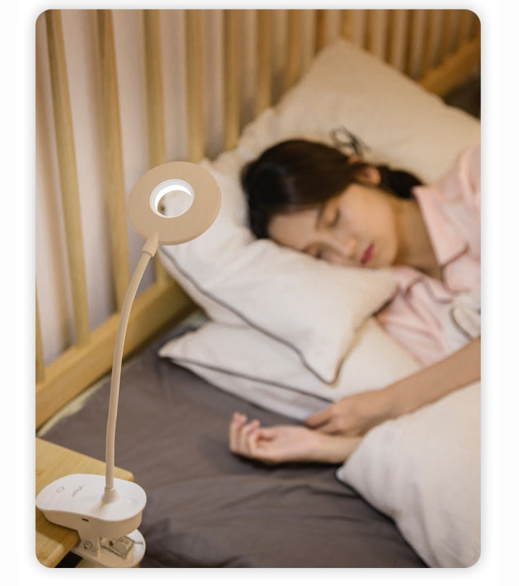YAGE T102 2W 18LED Touch Switch 3-Level Dimming Clip Lampada da scrivania Protezione degli occhi Luce a LED