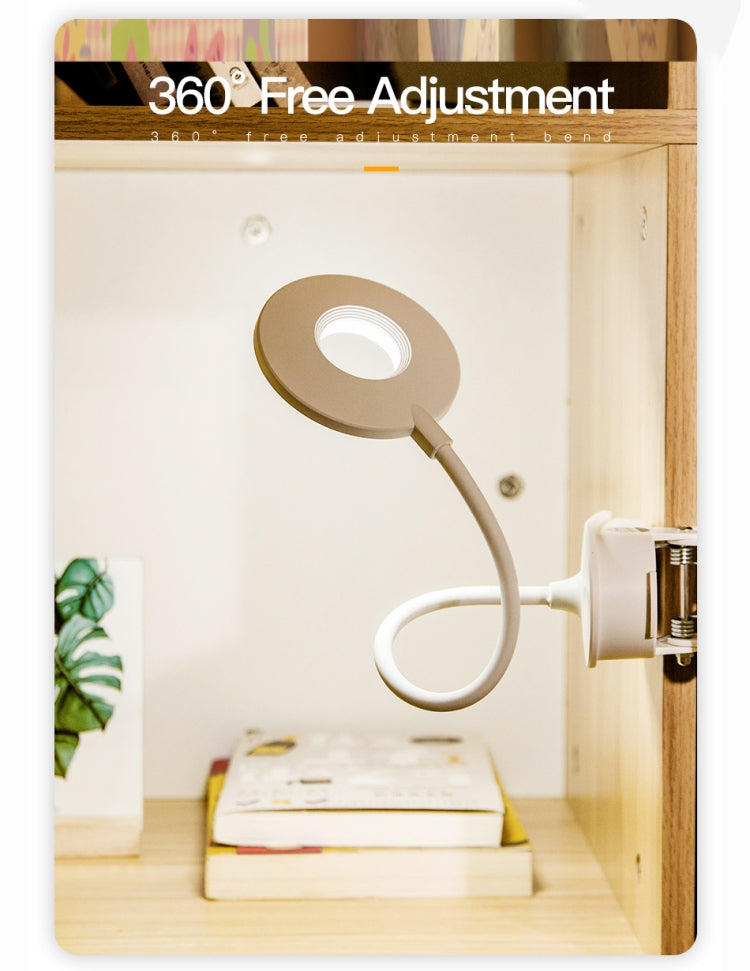 YAGE T102 2W 18LED Touch Switch 3-Level Dimming Clip Lampada da scrivania Protezione degli occhi Luce a LED