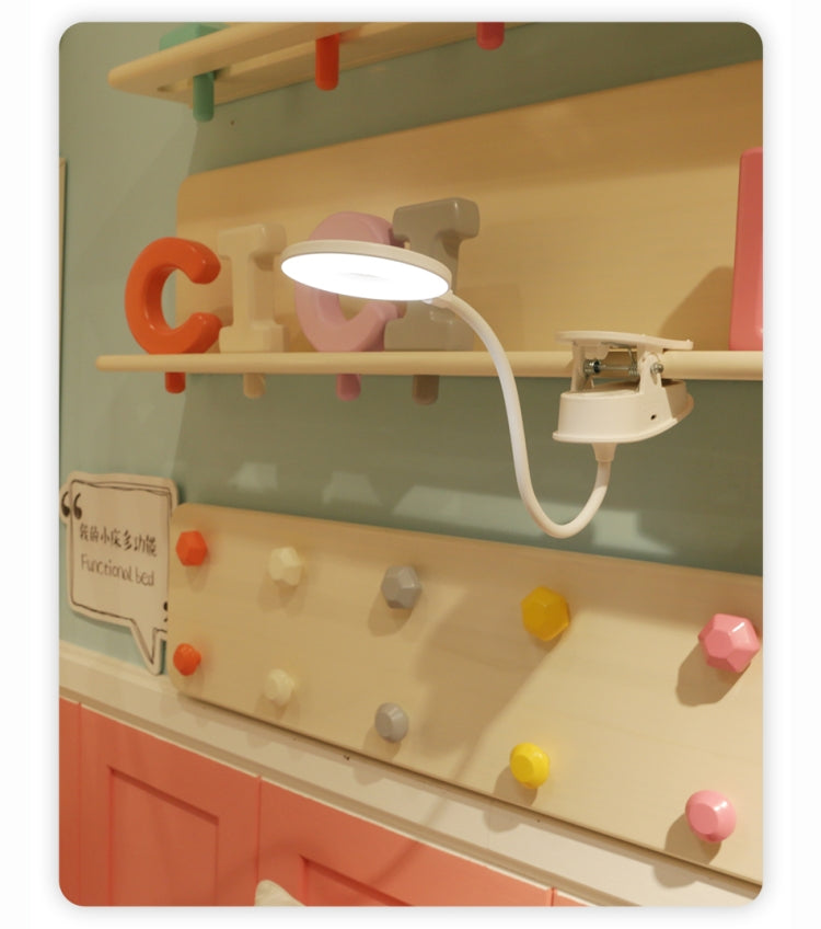 YAGE T102 2W 18LED Touch Switch 3-Level Dimming Clip Lampada da scrivania Protezione degli occhi Luce a LED