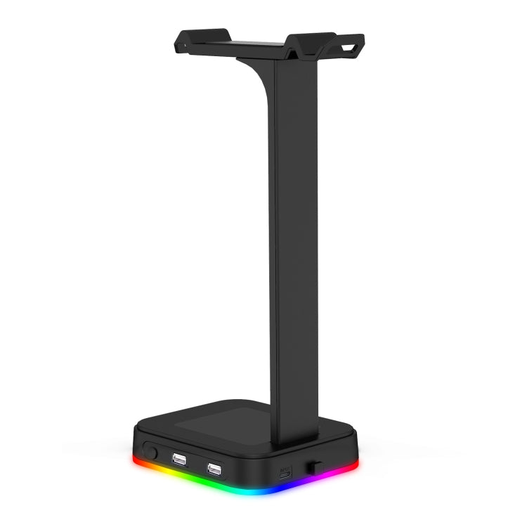 Supporto per cuffie RGBD9 RGB Supporto per cuffie da gioco che cambia colore Supporto per cuffie da gioco con doppia porta USB, RGBD9