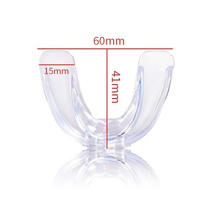 2 PCS Bretelle trasparenti Bretelle dentali Boxe Sport Paradenti Bretelle, First Stage, Second Stage, Third Stage