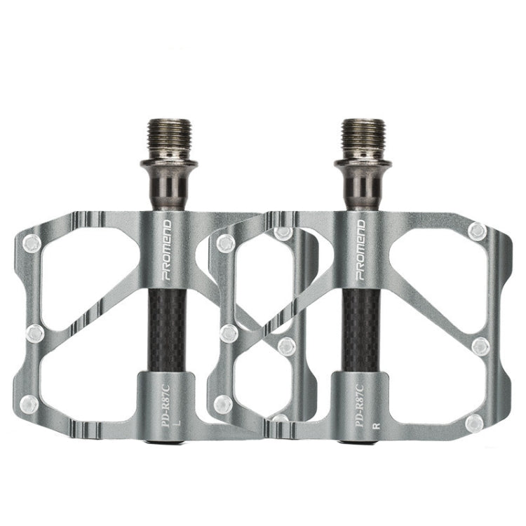 1 paio PROMEND Bicicletta Bici da strada Mountain Bike 3 Palin Cuscinetto a pedale in fibra di carbonio, PD-M86C, PD-R87C