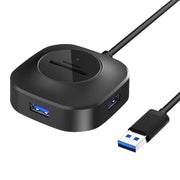 3 porte USB + lettore di schede TF/SD Splitter hub ad alta velocità per notebook, H25-2.0, H25-3.0