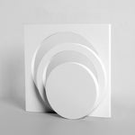 Puntelli per fotocamera poligono geometrico in legno massello Ornamenti per fotografia creativa, Flat Ladder, Square Hollow Circle, Hexagon+Hollow Hexagon, Dual Circular Rings, Round+Ring, Hollow Square Ring Round, Solid Circulars, 5-layer Combined Lad...