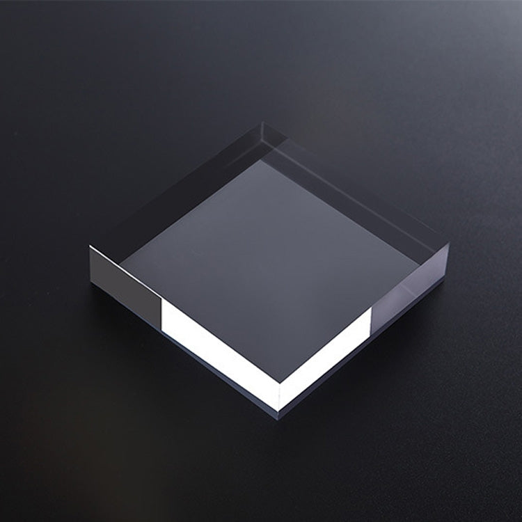 Trasparente Acrilico Geometrico Foto Puntelli Fotografia Sfondo Piatto Ornamenti, 2 PCS Square 8x8x1.5cm, Square 12x12x1.5cm, 2 PCS Round 8x1.5cm, Round 12x1.5cm, Rectangular 15x8x1.5cm, Rectangular 20x12x1.5cm, Rectangular 19.5x9.4x1cm                ...