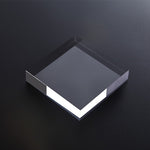 Trasparente Acrilico Geometrico Foto Puntelli Fotografia Sfondo Piatto Ornamenti, 2 PCS Square 8x8x1.5cm, Square 12x12x1.5cm, 2 PCS Round 8x1.5cm, Round 12x1.5cm, Rectangular 15x8x1.5cm, Rectangular 20x12x1.5cm, Rectangular 19.5x9.4x1cm                ...