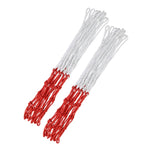2 paia di rete da basket in corda tonda per esterni, 5.0mm Long Heavy Polyester(Red White Blue), 5.0mm Heavy Polyester(White Red Blue), 5.0mm Heavy Polyester(White Red), 5.0mm Heavy Polyester(White), 5.0mm Bold Polypropylene(White Red Blue)            ...