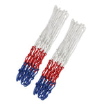 2 paia di rete da basket in corda tonda per esterni, 5.0mm Long Heavy Polyester(Red White Blue), 5.0mm Heavy Polyester(White Red Blue), 5.0mm Heavy Polyester(White Red), 5.0mm Heavy Polyester(White), 5.0mm Bold Polypropylene(White Red Blue)            ...