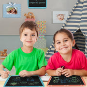 Tavoletta di ricarica da 15 pollici Doodle Message Double Writing Board LCD Tavolo da disegno per bambini, Monochrome Lines (Blue), Monochrome Lines (Pink), Monochrome Lines (Black), Blue Colorful Lines (Blue), Colorful Lines (Pink)