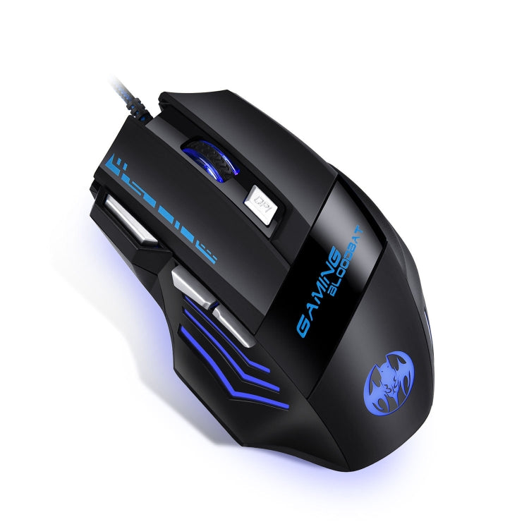 GAMING BLOODBAT GM02 7 Tasti USB Optoelettronica cablata Mouse da gioco Mouse con luci respiratorie digitali Mouse