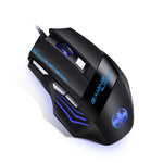 GAMING BLOODBAT GM02 7 Tasti USB Optoelettronica cablata Mouse da gioco Mouse con luci respiratorie digitali Mouse