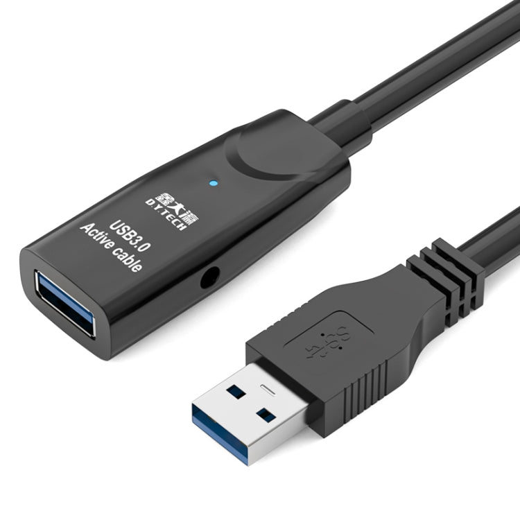 D.Y.TECH USB 3.0 maschio a femmina cavo di prolunga cavo dati con chip a doppia schermatura, lunghezza:, 10m, 15m