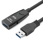 D.Y.TECH USB 3.0 maschio a femmina cavo di prolunga cavo dati con chip a doppia schermatura, lunghezza:, 10m, 15m