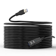 D.Y.TECH USB 3.0 maschio a femmina cavo di prolunga cavo dati con chip a doppia schermatura, lunghezza:, 10m, 15m