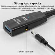 D.Y.TECH USB 3.0 maschio a femmina cavo di prolunga cavo dati con chip a doppia schermatura, lunghezza:, 10m, 15m