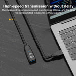 D.Y.TECH USB 3.0 maschio a femmina cavo di prolunga cavo dati con chip a doppia schermatura, lunghezza:, 10m, 15m