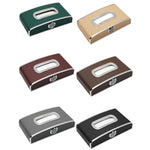 Scatola per fazzoletti per orologio per auto Scatola per asciugamani di carta da tavolo per strumenti per veicoli multifunzione, stile:, Clock+Parking Card (Green), Clock+Parking Card (Ivory), Clock+Parking Card (Agate), Clock+Parking Card (Black)     ...