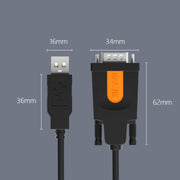 Cavo seriale D.Y.TECH da USB a DB9 RS232COM, specifica:, FT232 1.5m, PL2303 1.5m