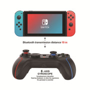 Gamepad wireless con sveglia per Nintendo Switch/Android/IOS/PC, stile:, S818 Left Blue + Bracket, S818 Left Red + Bracket, S818 Left Blue, S818 Left Red, S818 Green Black, S818 Green Black + Bracket