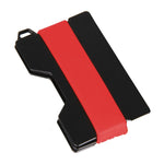 Portacarte RFID in lega di alluminio Portafoglio antifurto EDC Portamonete Porta carte chiave, Red, Blue, Black, Brown, Orange, Grey, Red Main Body, Blue Main Body, Gray Main Body